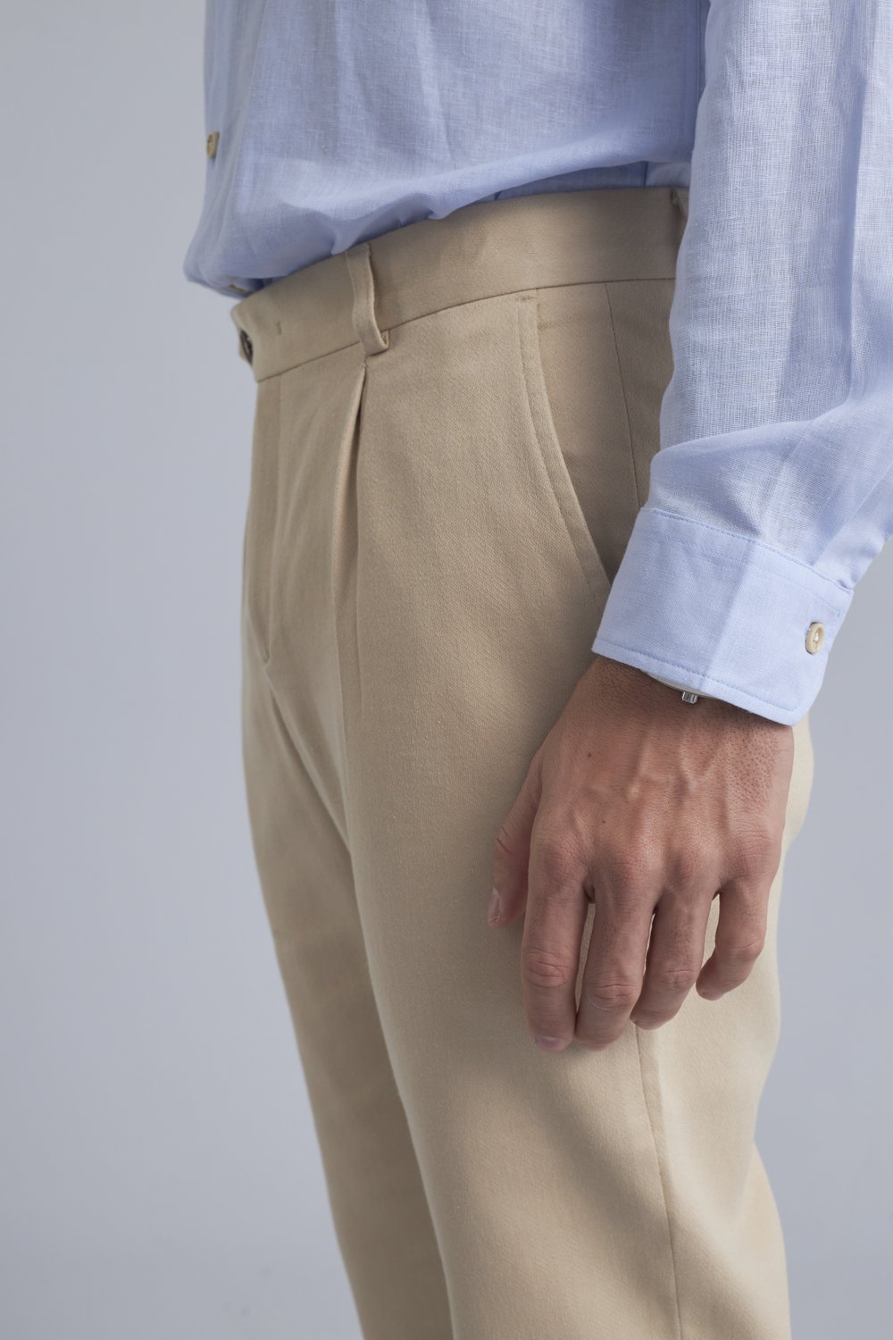 Calça Casual Masculina Confort - Delucca Clássico