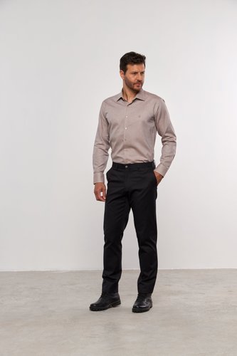 Calça Casual Masculina Slim Preta