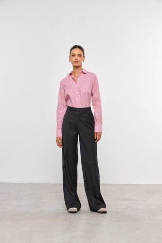 Calça Fluída de Alfaiataria Premium Preta