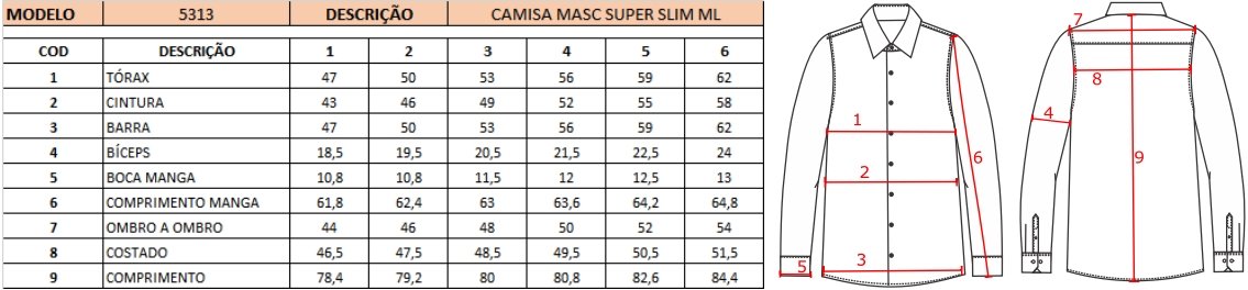 Camisa Masculina Super Slim de Algodão Fio 50 Preta Camisa Masculina Super Slim de Algodão Fio 50 Preta