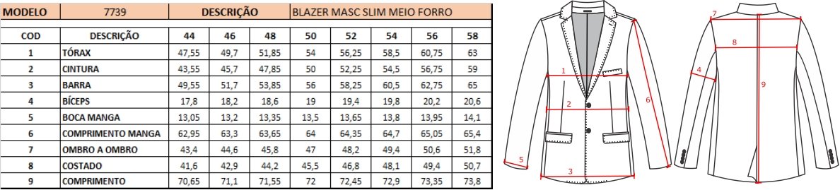 Blazer Slim Confort em Malha e Meio Forro Verde Militar Blazer Slim Confort em Malha e Meio Forro Verde Militar