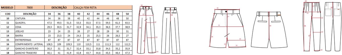 Calça Feminina Reta Cós Diferenciado Caramelo Calça Feminina Reta Cós Diferenciado Caramelo