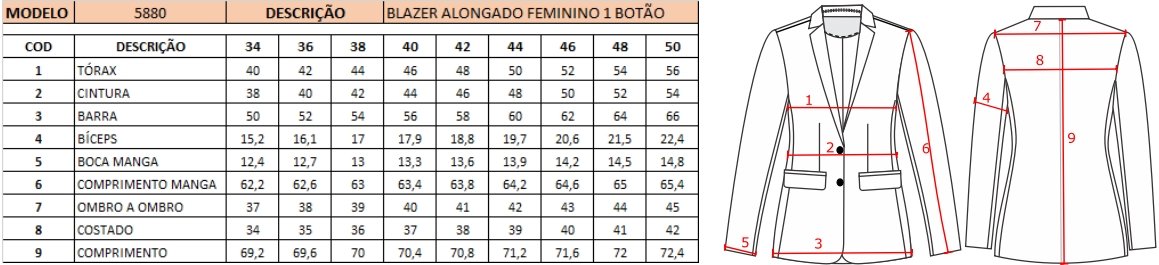 Blazer Feminino Alongado Cinza Claro Blazer Feminino Alongado Cinza Claro
