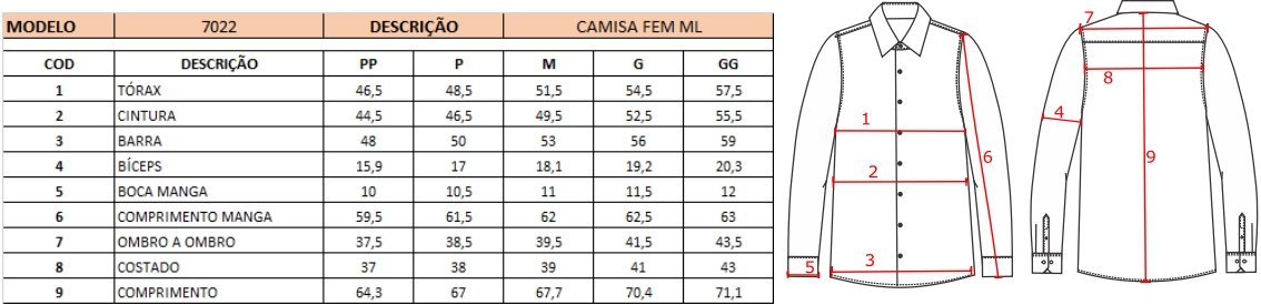 Camisa Clássica Feminina de Algodão Preta Camisa Clássica Feminina de Algodão Preta