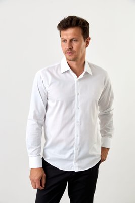 Camisa Masculina Slim Social Manga Comprida Branca
