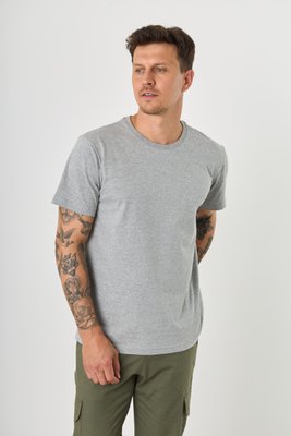 Camiseta Básica Masculina Cinza