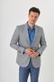 Blazer Casual Masculino Slim 2 Botões Cinza