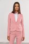 Blazer Curto de Alfaiataria Rosa Claro