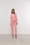 Blazer Curto de Alfaiataria Rosa Claro