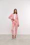 Blazer Curto de Alfaiataria Rosa Claro