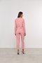 Blazer Curto de Alfaiataria Rosa Claro