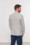 Blazer de Algodão Masculino Slim Cinza Claro