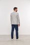 Blazer de Algodão Masculino Slim Cinza Claro