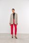Blazer de Lã Reto Feminino Bege