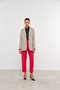 Blazer de Lã Reto Feminino Bege