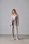 Blazer Feminino Alongado Cinza Claro