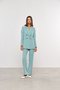Blazer Feminino Cruzado com 4 Botões Verde Claro