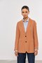 Blazer Feminino Reto 2 Botões Caramelo