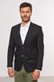 Blazer Masculino de Linho 2 Botões Slim Preto