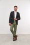 Blazer Masculino de Linho 2 Botões Slim Preto