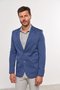 Blazer Masculino em Malha Slim Meio Forro Azul