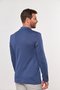 Blazer Masculino em Malha Slim Meio Forro Azul