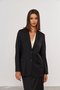 Blazer Reto de Alfaiataria Premium 2 Botões Preto