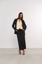 Blazer Reto de Alfaiataria Premium 2 Botões Preto