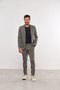 Blazer Slim Confort em Malha e Meio Forro Verde Militar