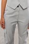 Calça Cargo de Alfaiataria Premium Cinza Claro