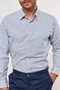Calça Casual Masculina Slim de Sarja Marinho