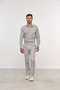 Calça de Algodão Masculina Slim Confort Cinza Claro