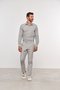 Calça de Algodão Masculina Slim Confort Cinza Claro