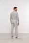 Calça de Algodão Masculina Slim Confort Cinza Claro