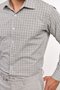 Calça de Algodão Masculina Slim Confort Cinza Claro