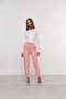 Calça Feminina Cenoura de Alfaiataria Rosa Claro