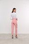 Calça Feminina Cenoura de Alfaiataria Rosa Claro