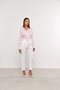 Calça Feminina de Alfaiataria Cenoura Off White