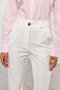 Calça Feminina de Alfaiataria Cenoura Off White