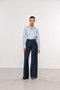 Calça Feminina Fluída de Alfaiataria Premium Marinho