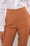 Calça Feminina Reta Cós Diferenciado Caramelo