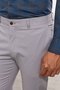 Calça Masculina de Sarja Slim Paper Touch Cinza Claro