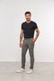 Calça Masculina Super Slim Confort de Malha Verde Militar