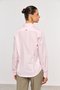 Camisa Feminina Clássica de Tricoline Rosa Claro