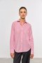 Camisa Feminina Listrada Clássica de Algodão