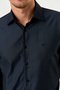 Camisa Masculina Slim Manga Comprida Fio de Bambo
