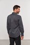 Camisa Masculina Slim Manga Comprida Preta