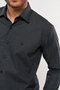 Camisa Masculina Slim Social Manga Comprida Preto Xadrez