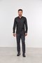 Camisa Masculina Super Slim de Algodão Fio 50 Preta