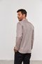 Camisa Slim Masculina Manga Comprida Kaki